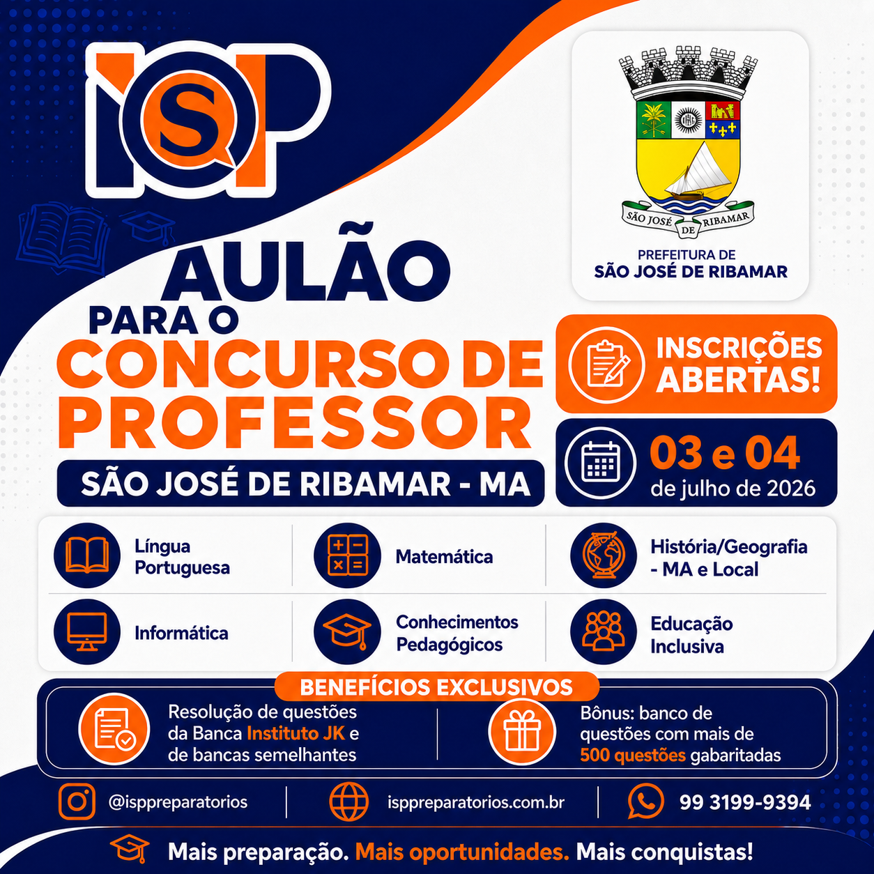 Aulão - Concurso Professor São José de Ribamar - MA