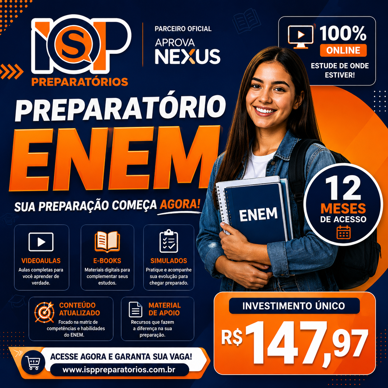 capa do preparatório enem